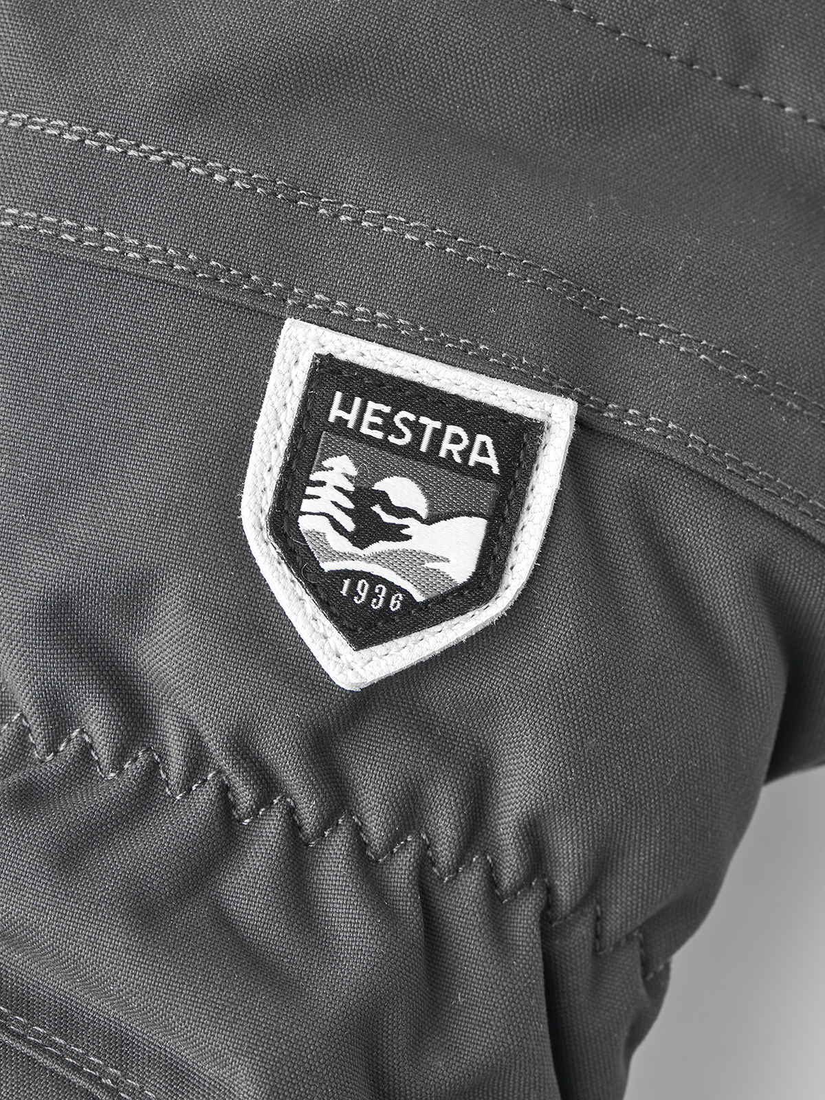 Hestra Army Leather Heli Ski Mitt Grey 30571 350 