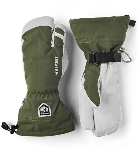 Army Leather Heli Ski 3-finger