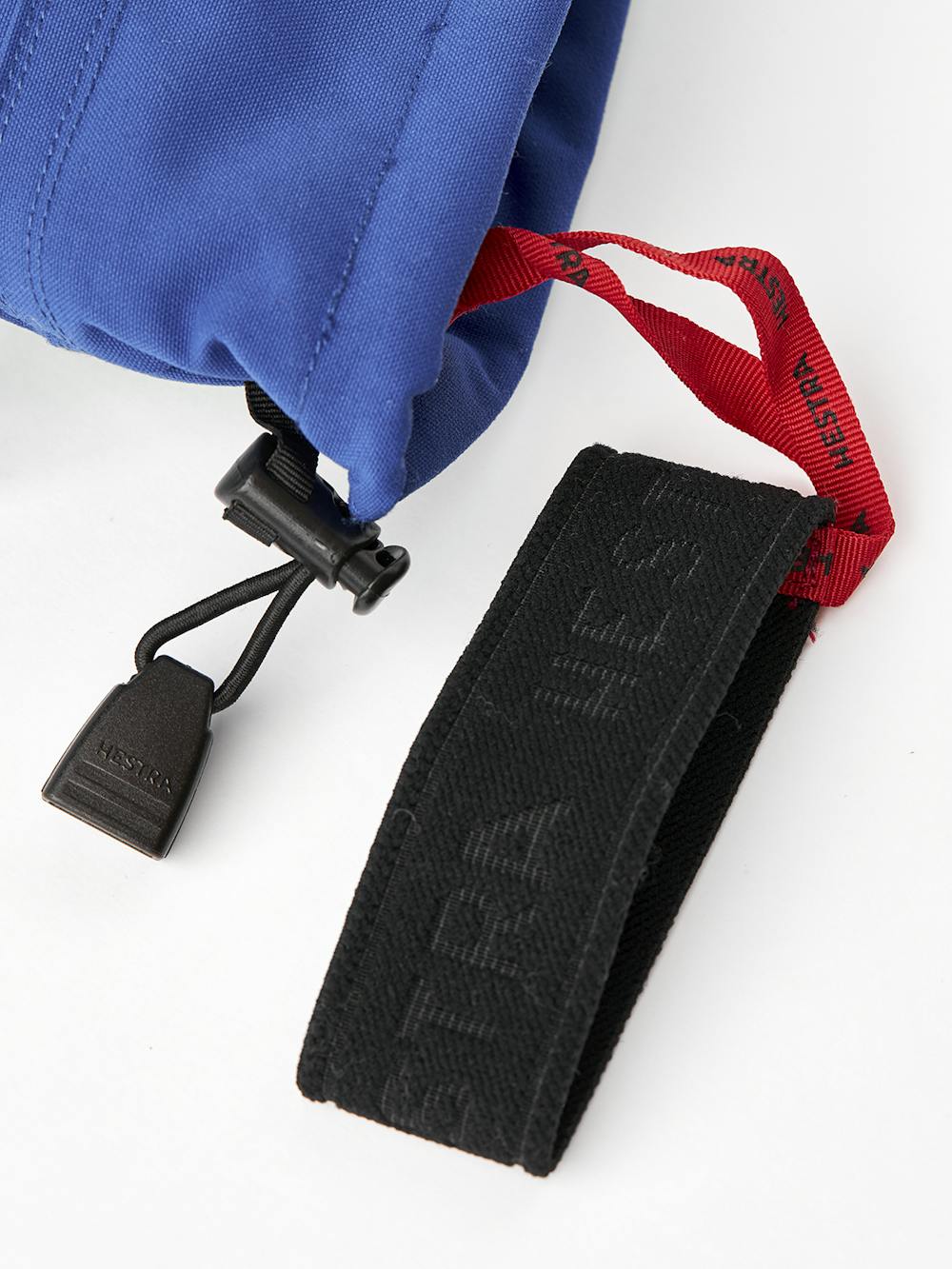 Blue three finger glove with white goat leather palm
(6 of 7)