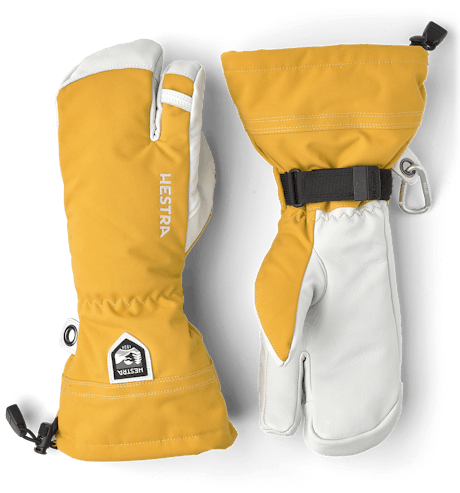 Army Leather Heli Ski 3-finger