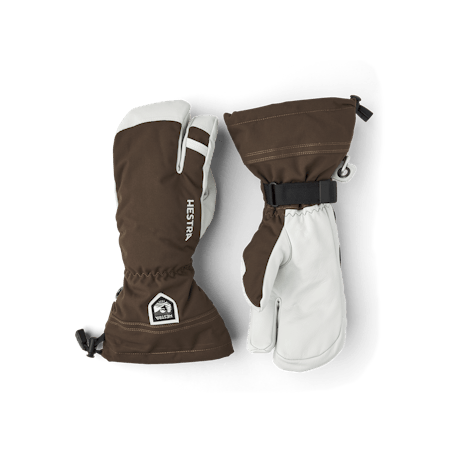 Army Leather Heli Ski 3-finger