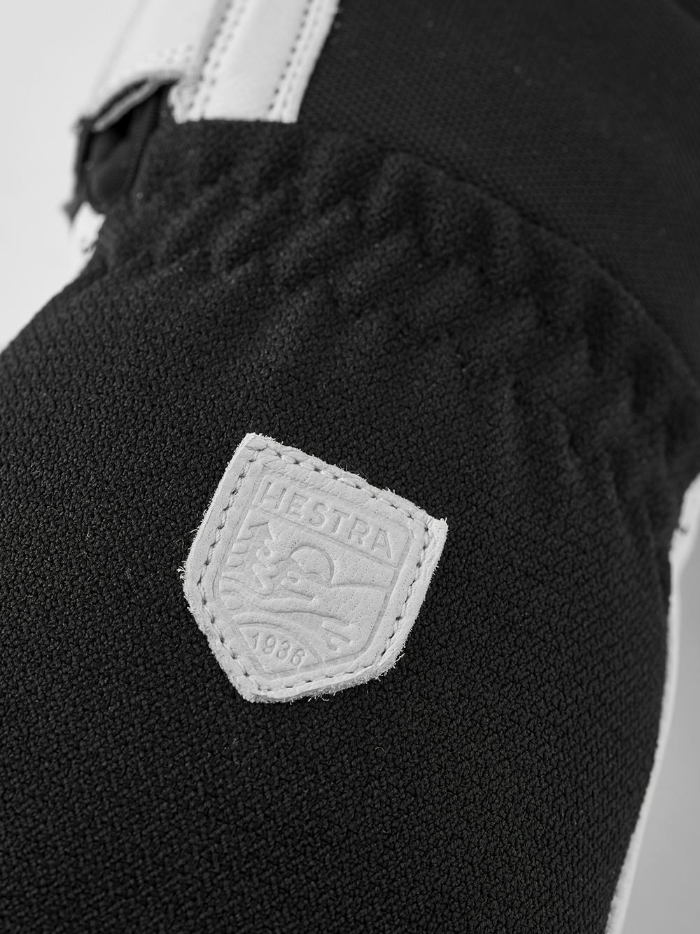 Black ski glove with white goat leather palm
 (4 of 5)