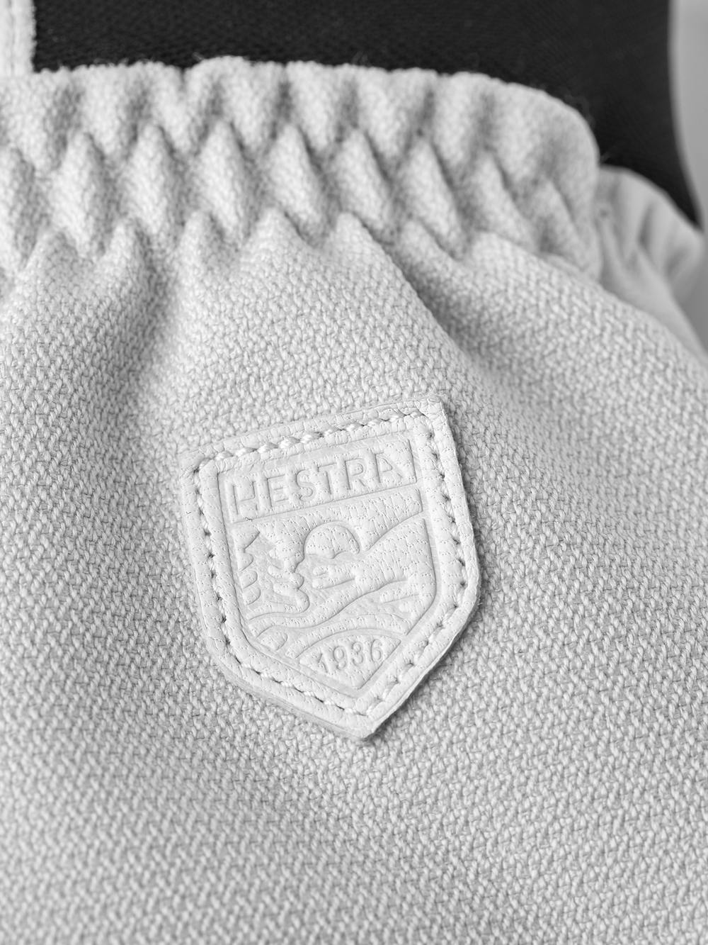 White goat leather ski glove with fabric back
 (4 of 6)