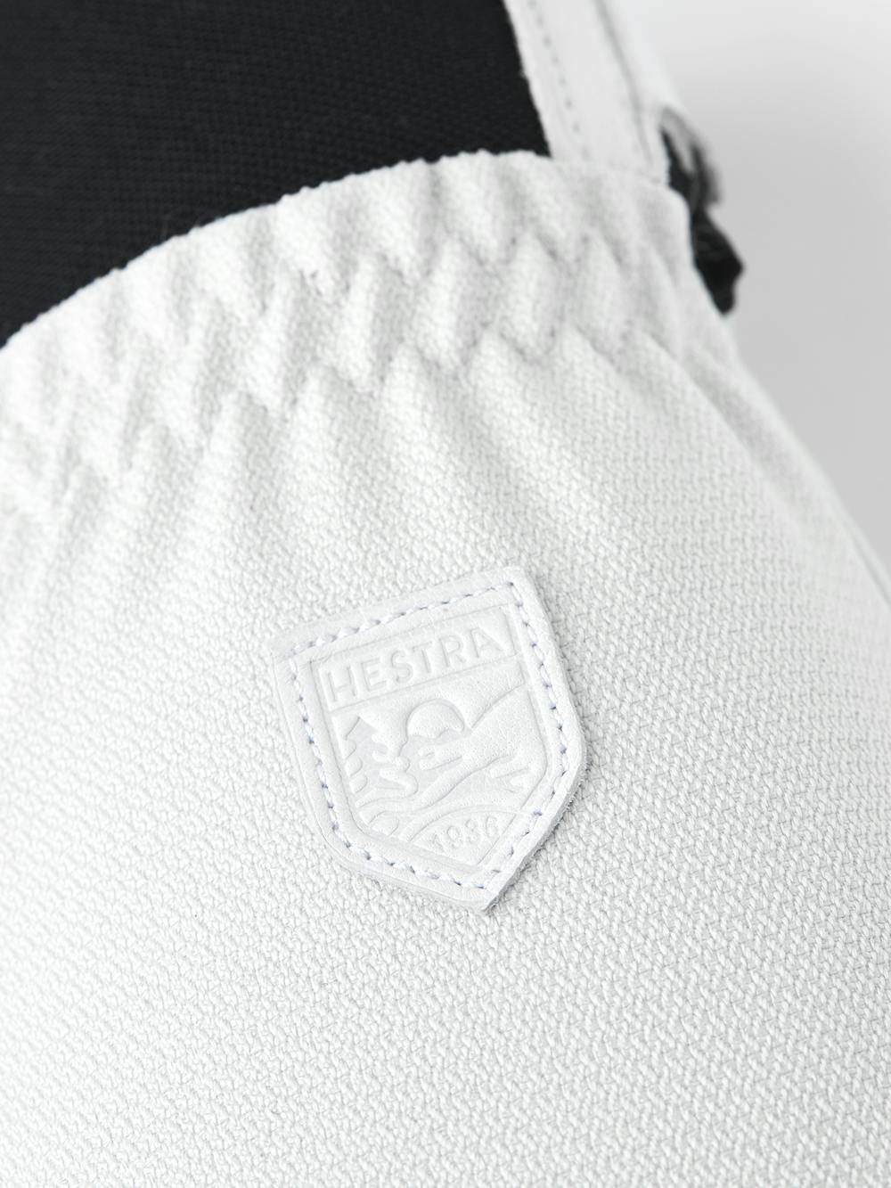 White goat leather mitten with fabric back
(4 of 5)