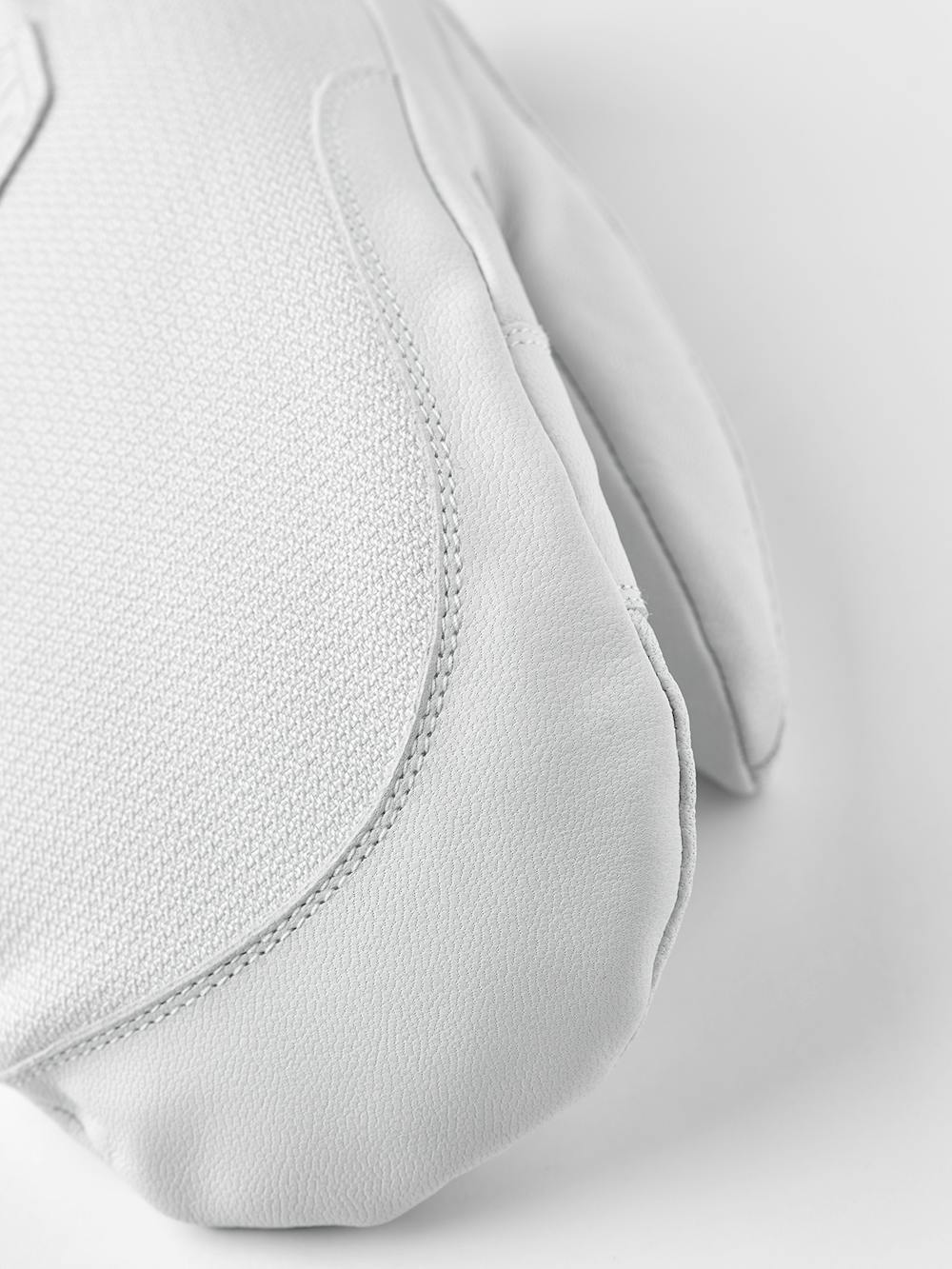 White goat leather mitten with fabric back
 (2 of 5)