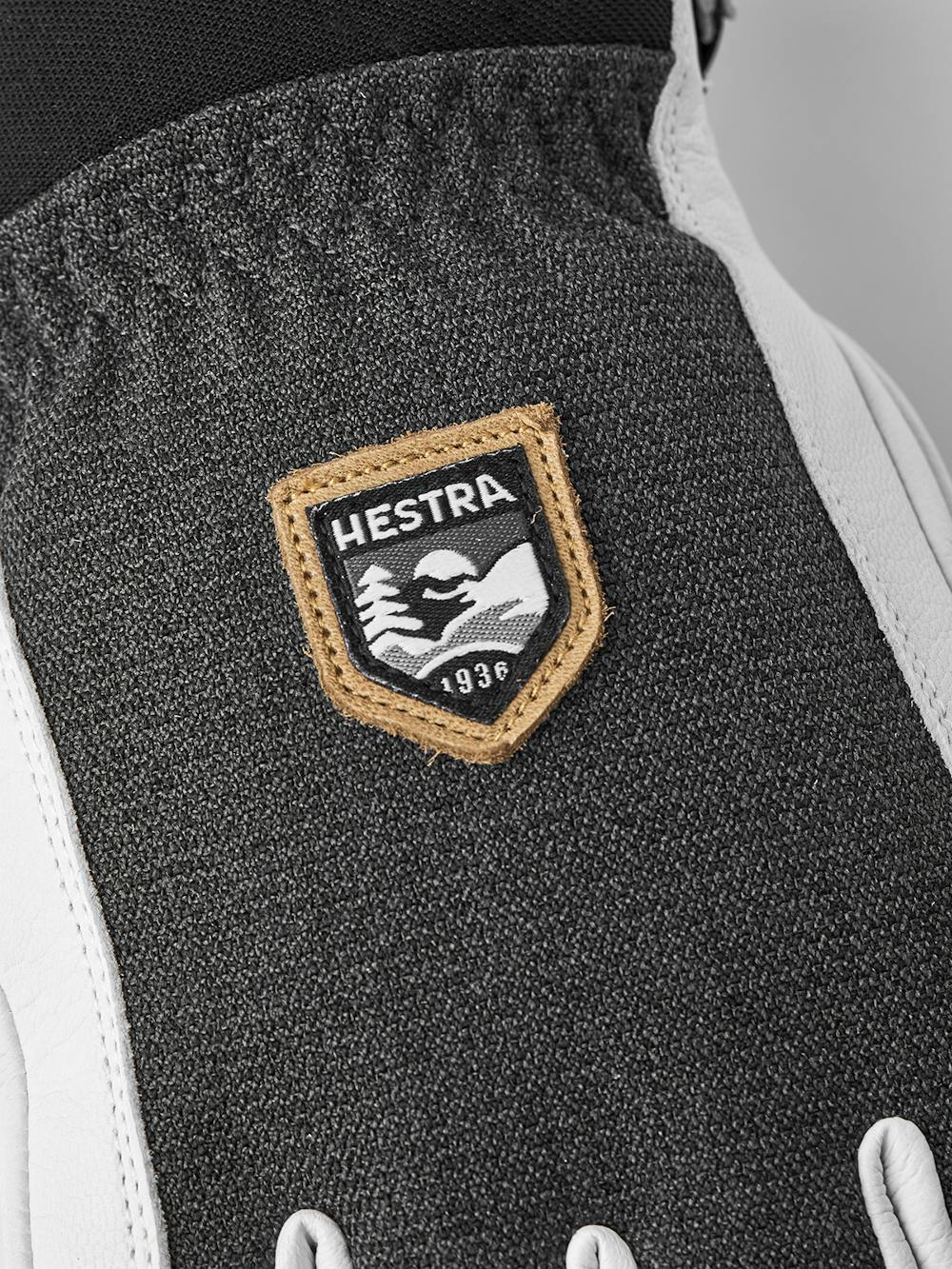 Dark gray ski glove with white goat leather palm
(3 of 8)