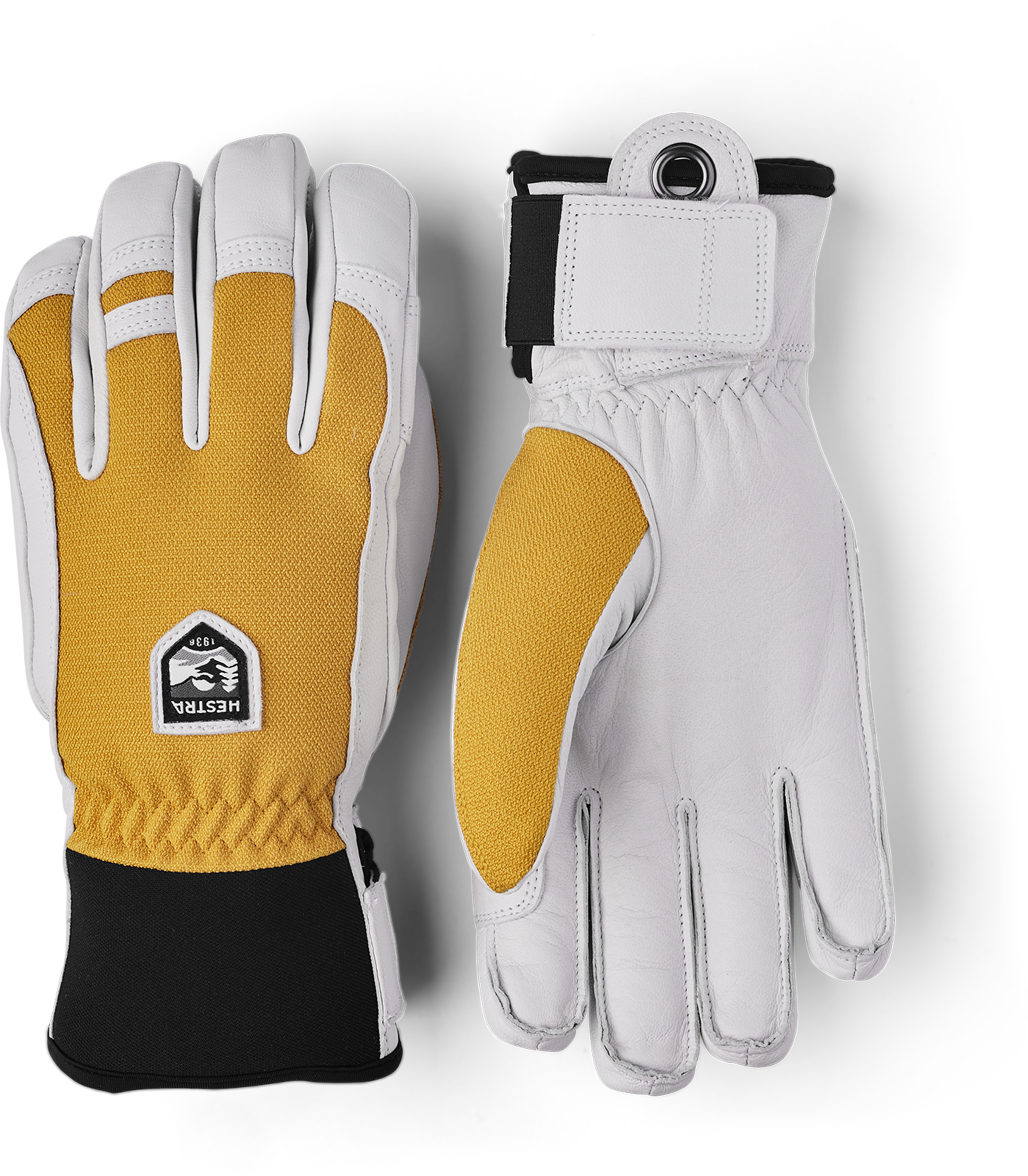 Army Leather Patrol 5-finger - Mustard | Hestra Gloves