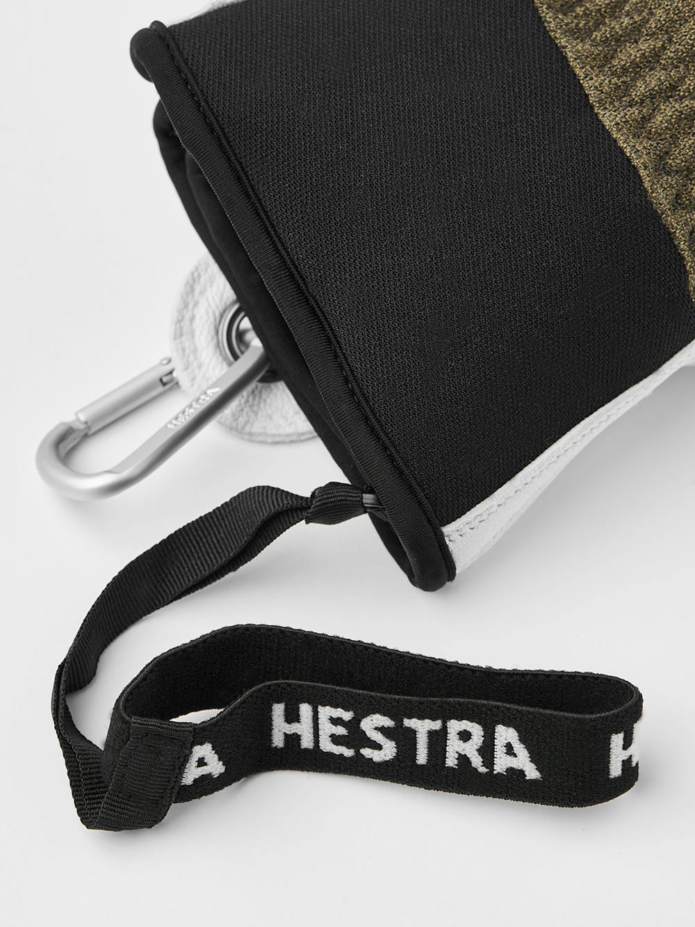 Moss green ski glove with white goat leather palm
(6 of 7)