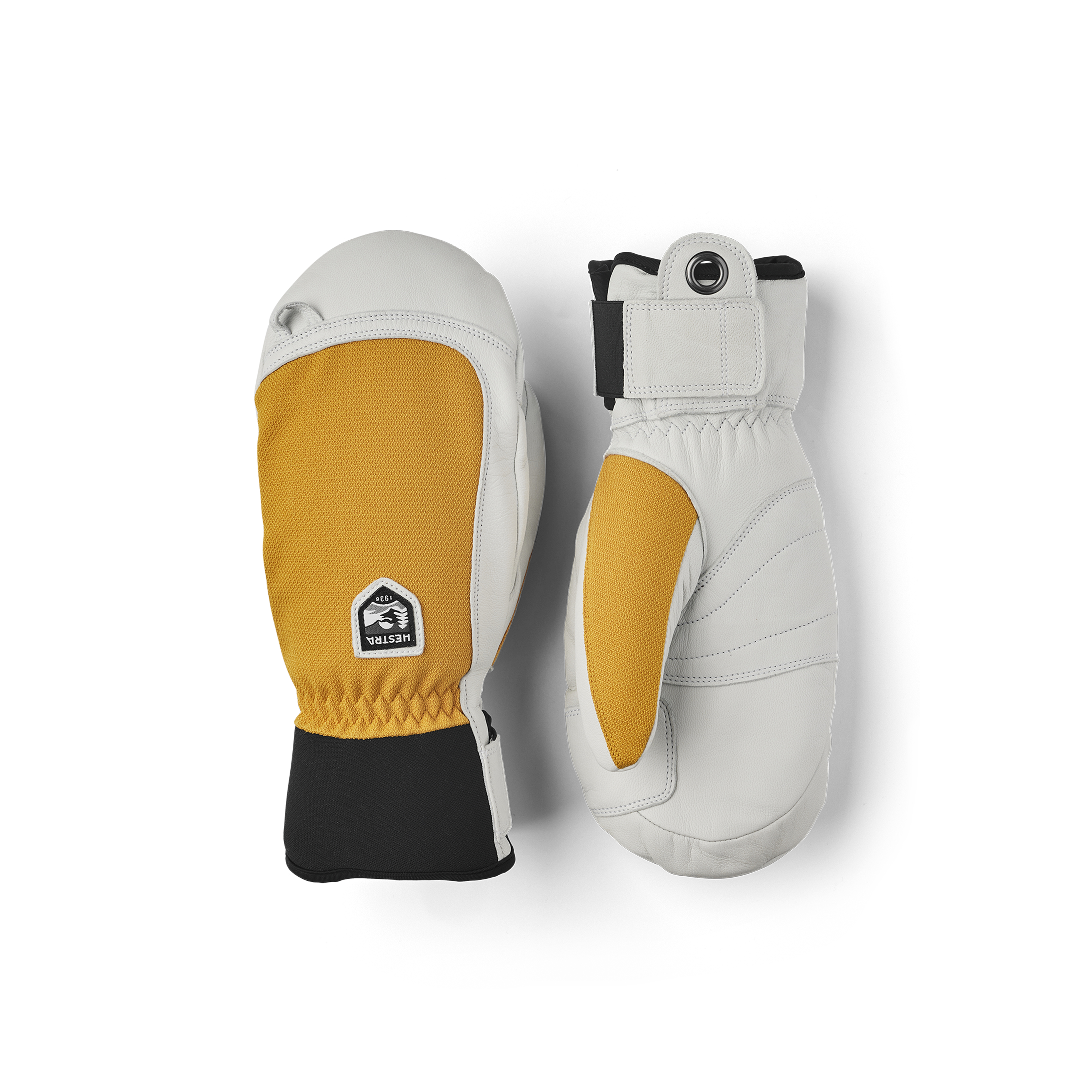 Army Leather Patrol Mitt - Mustard | Hestra Gloves