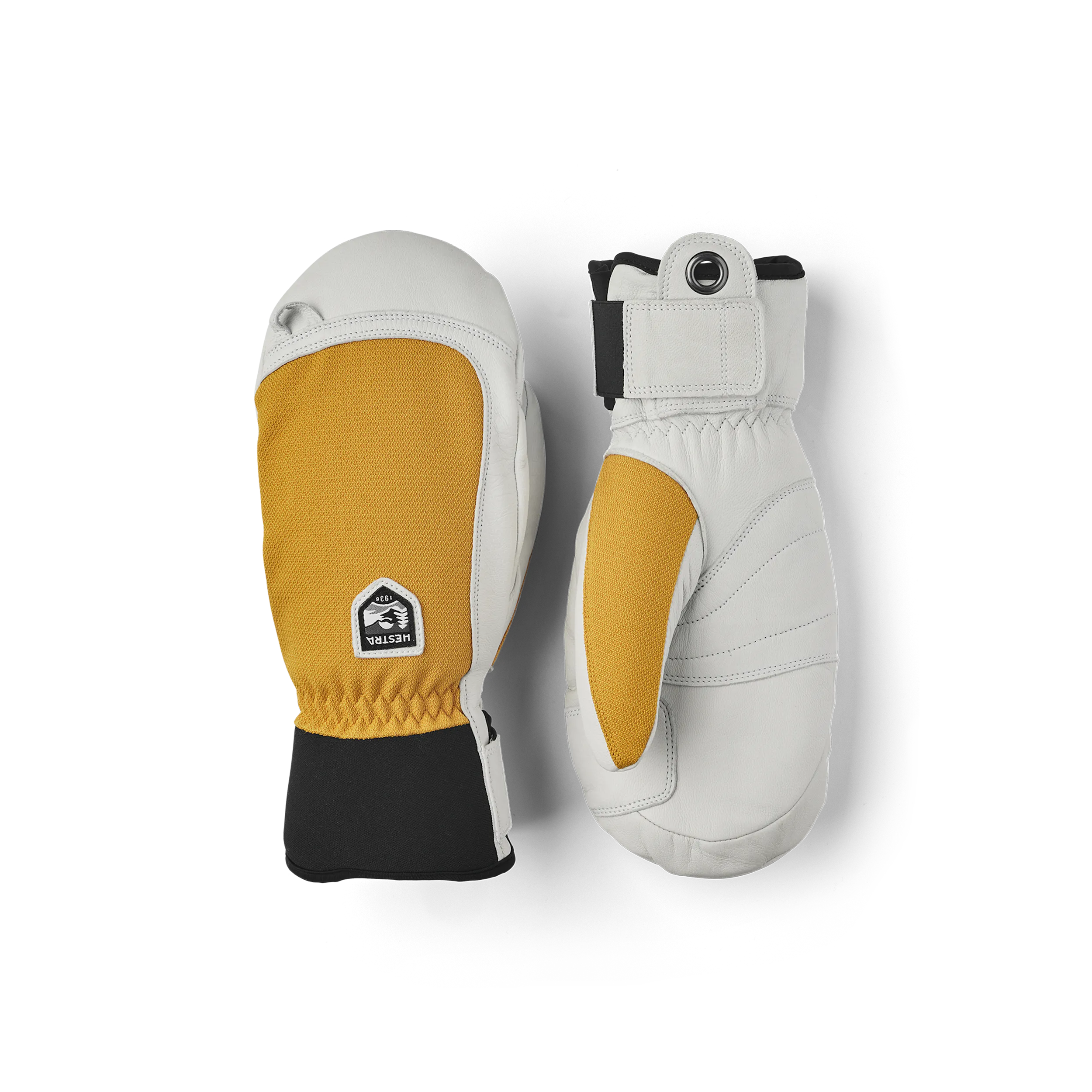 Yellow mitten with white goat leather palm
(1 of 10)