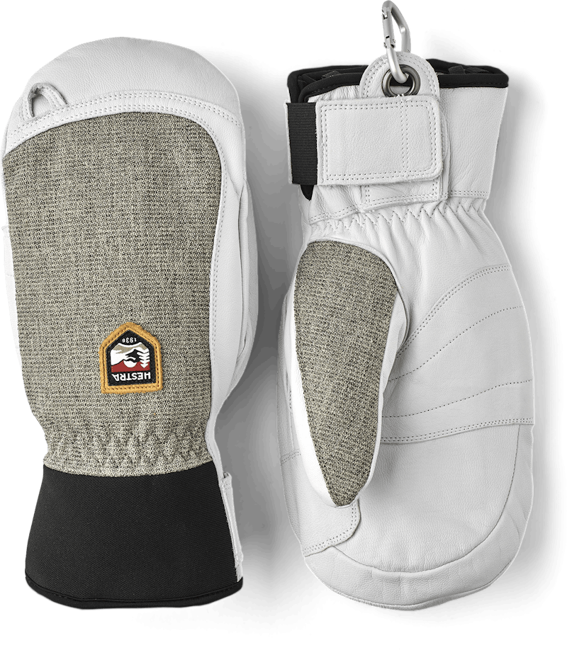 Army Leather Patrol Mitt in the color Light grey (1 of 6)