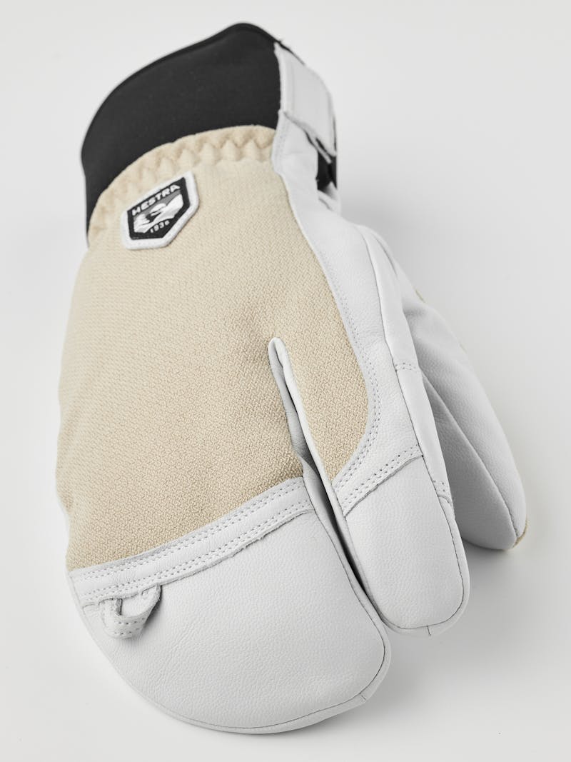 Army Leather Patrol 3-finger in der Farbe Beige (3 oder 6)