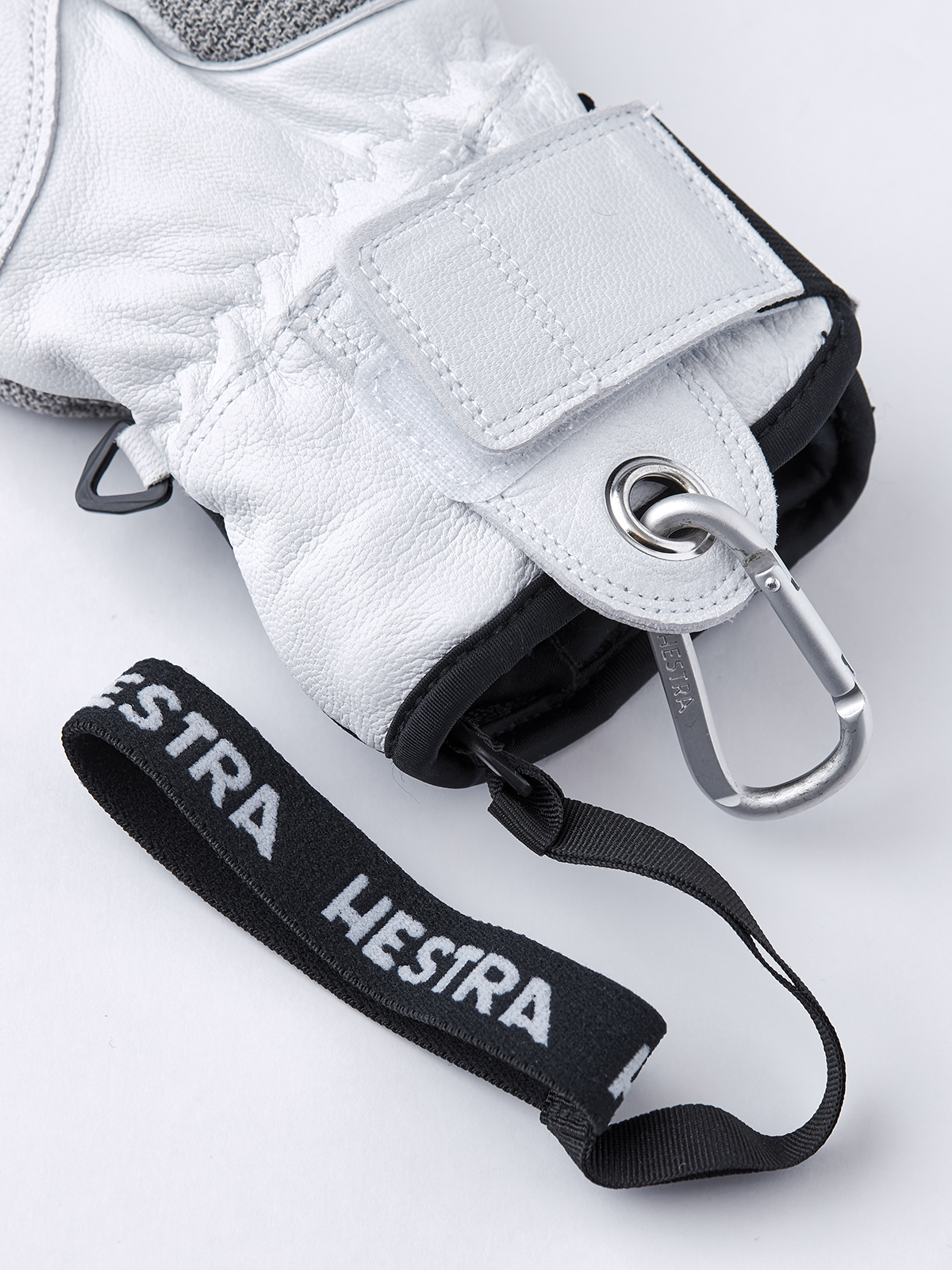 Army Leather Patrol 3-finger - Light grey | Hestra Gloves