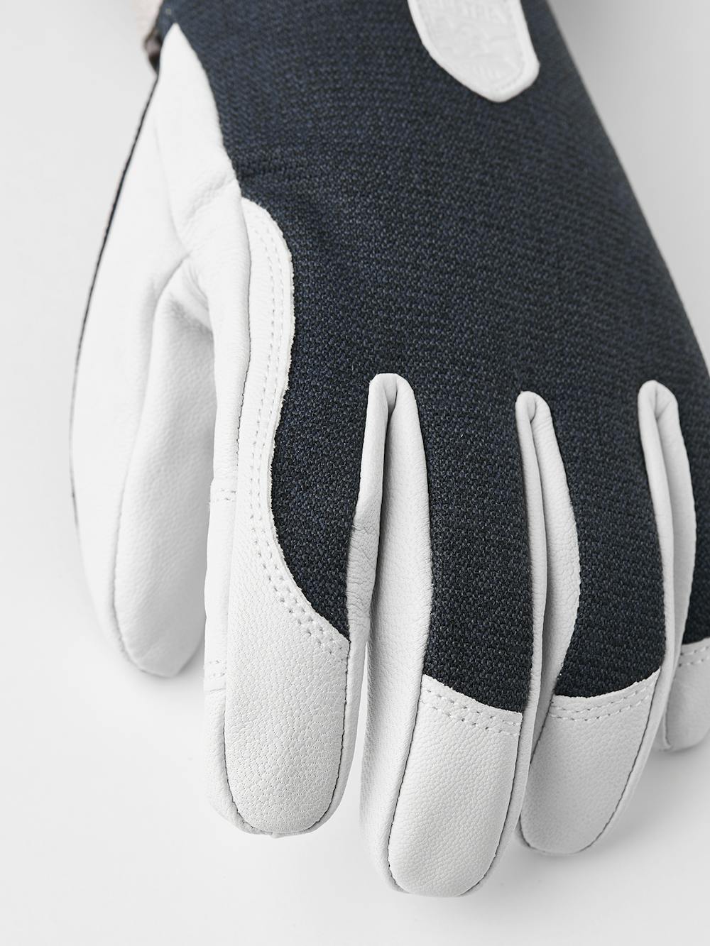 Dark blue ski glove with white goat leather palm
(2 of 6)
