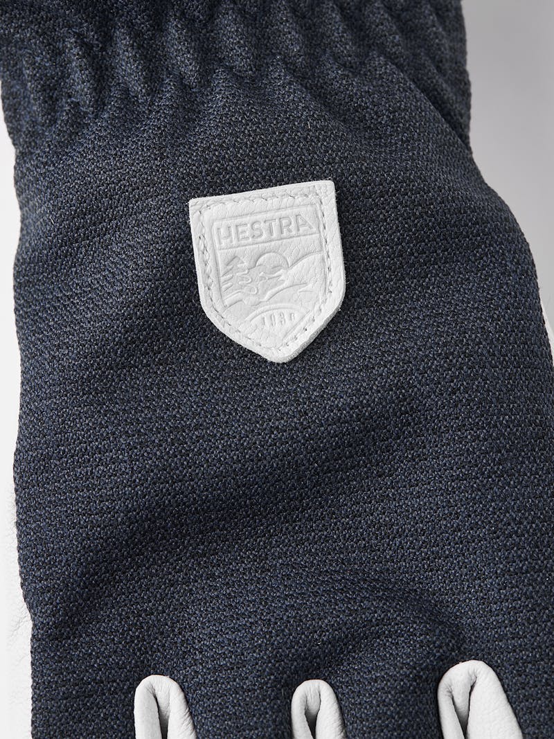 Dark blue ski glove with white goat leather palm
 (4 of 6)