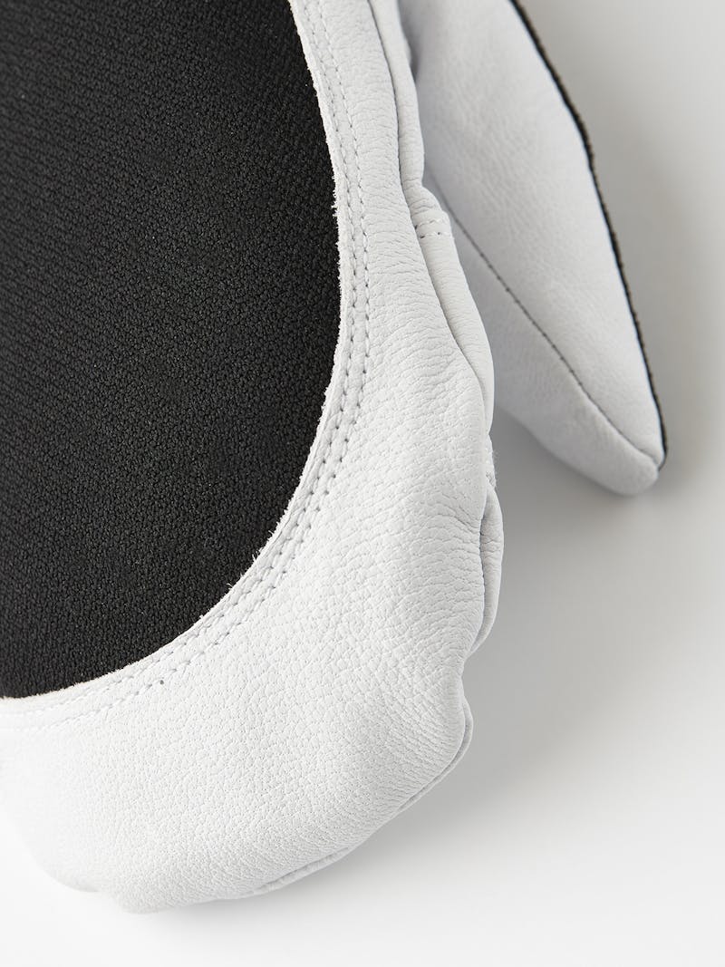 Black mitten with white goat leather palm
 (3 of 7)