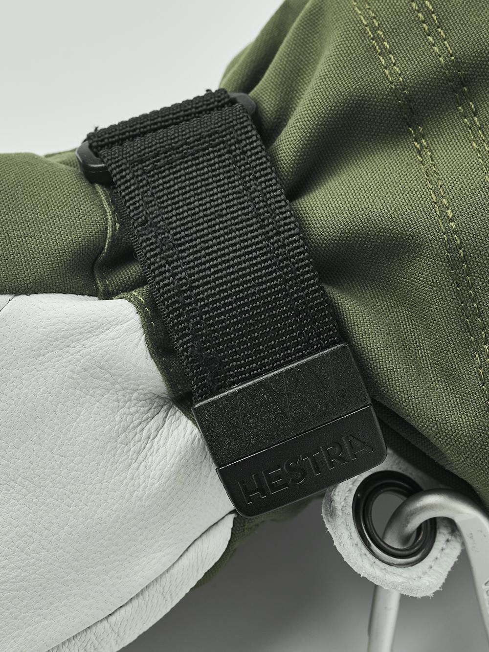 Moss green ski glove with white goat leather palm
(2 of 6)