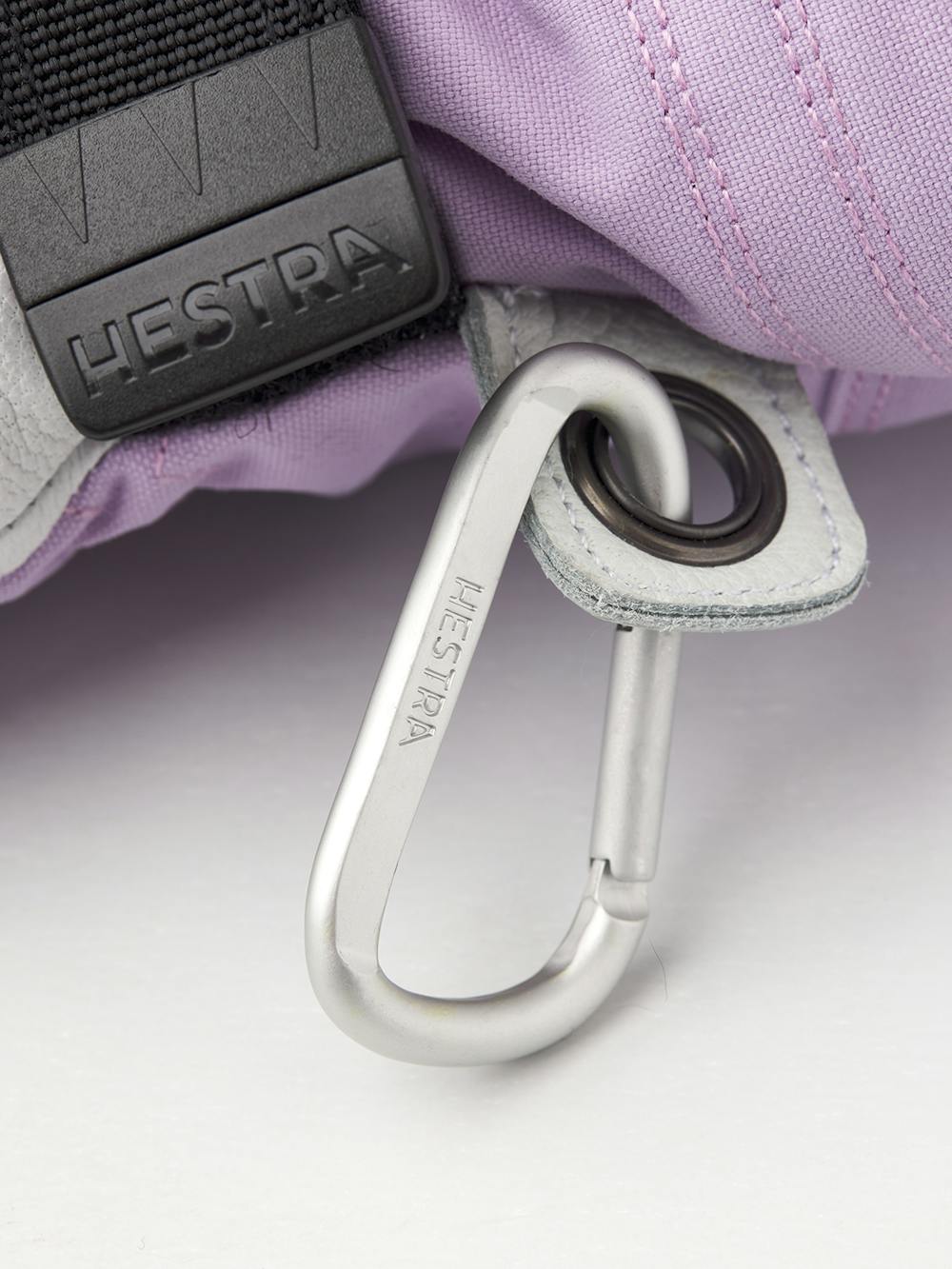 Light purple ski glove with white goat leather palm
(3 of 9)