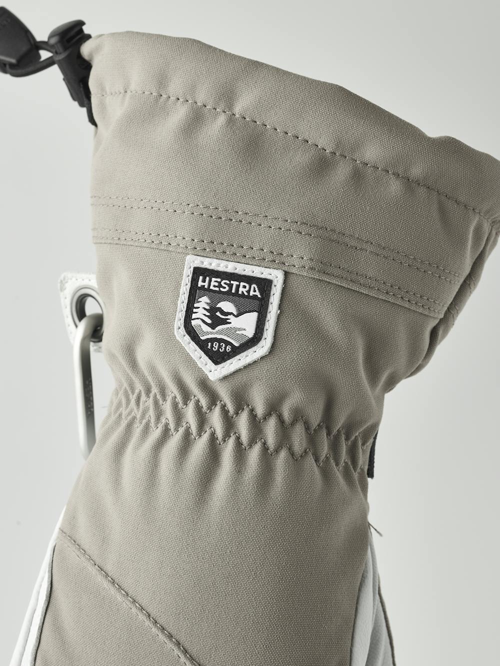 Heli Ski Female 5-finger i färgen Khaki/offwhite (6 av 7)