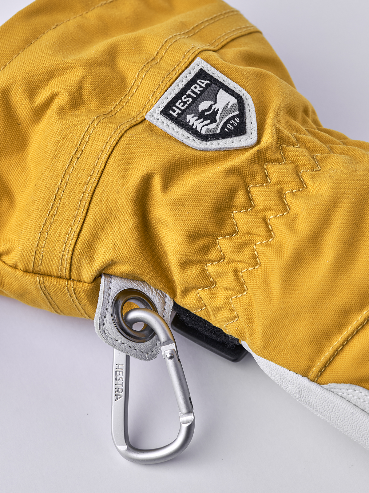 Heli Ski Female 5-finger - Mustard & offwhite | Hestra Gloves