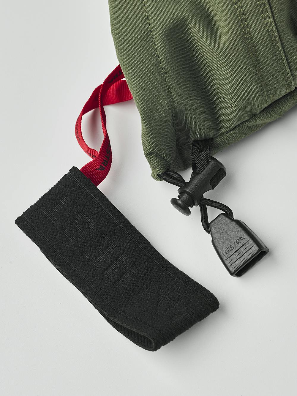 Moss green ski glove with white goat leather palm
 (5 of 6)