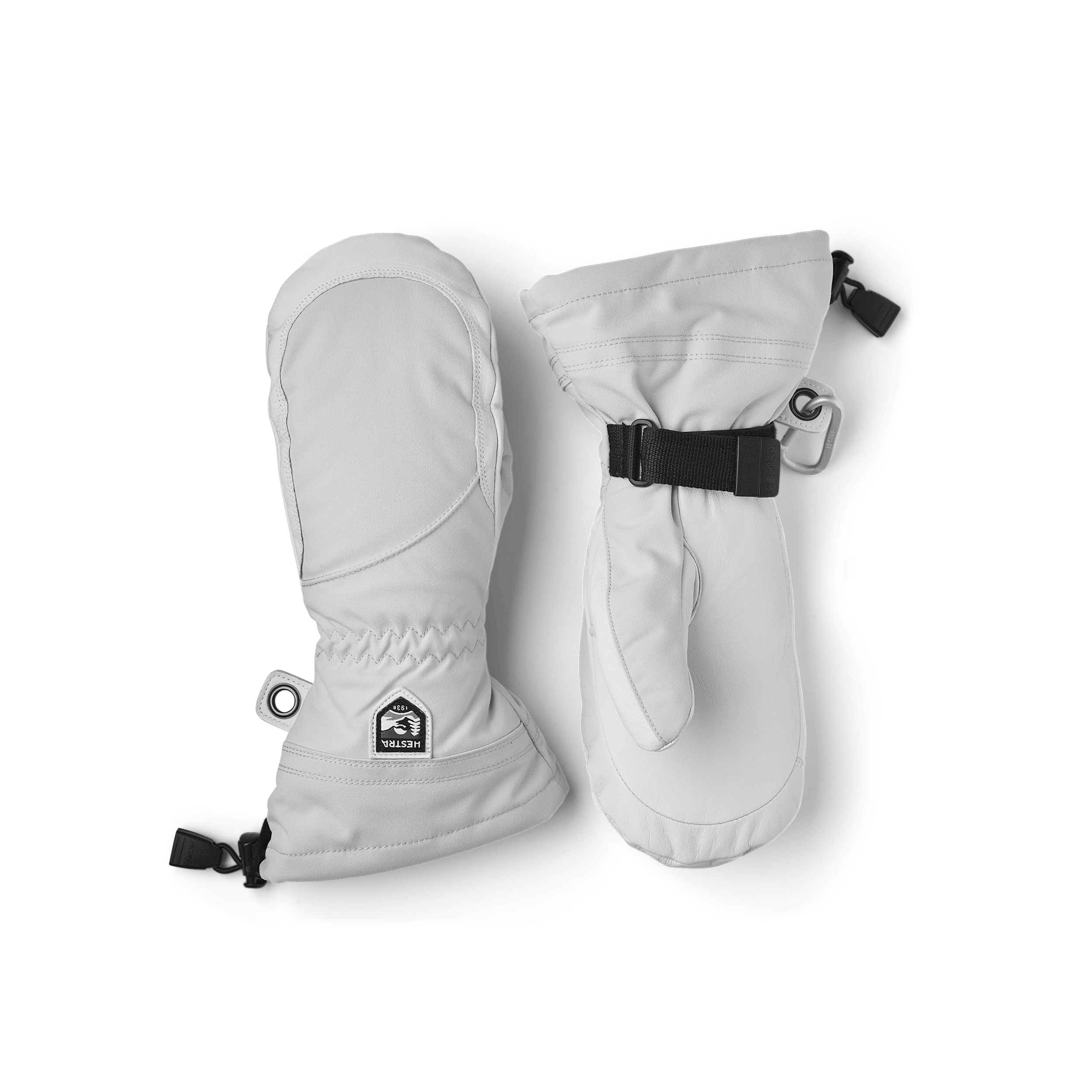 Light gray mitten with white goat leather palm
(1 of 8)