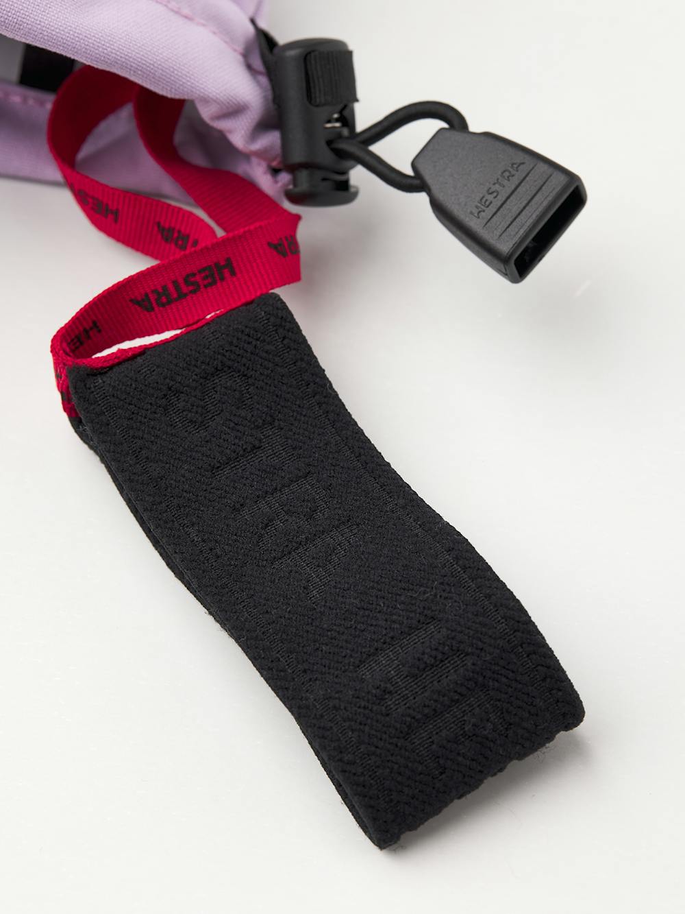 Light purple three finger glove with white goat leather palm
(6 of 6)