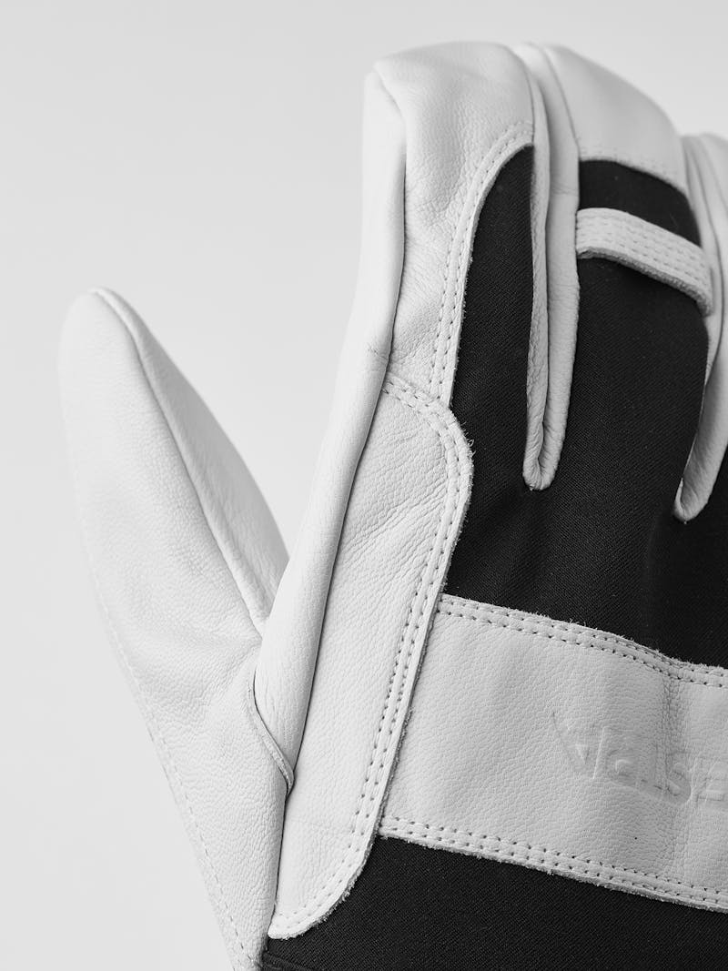 Black ski glove with white goat leather palm
 (9 of 11)