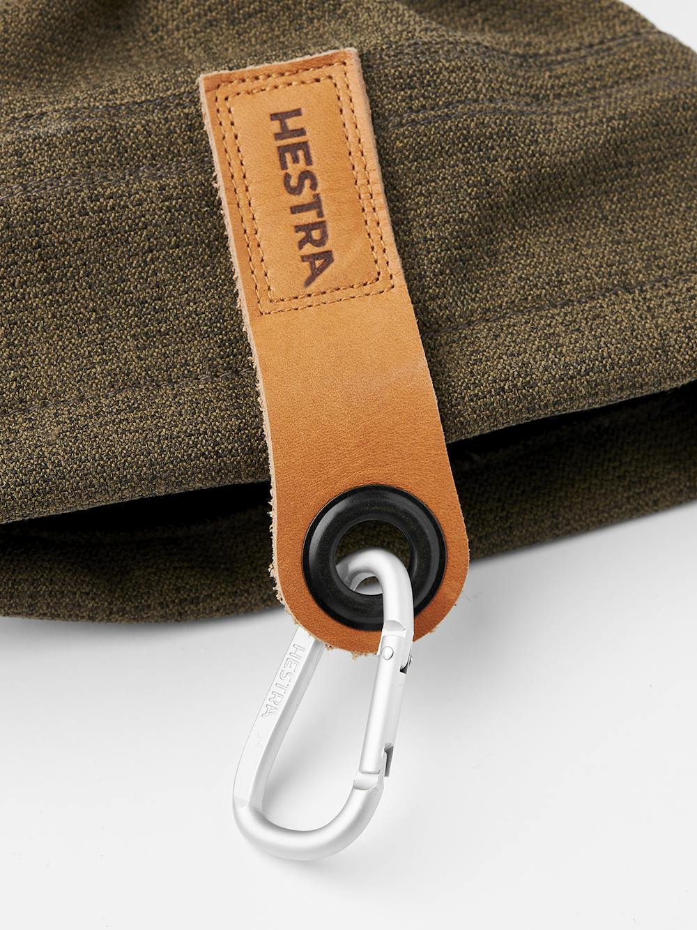 Moss green ski glove with white goat leather palm
 (6 of 8)