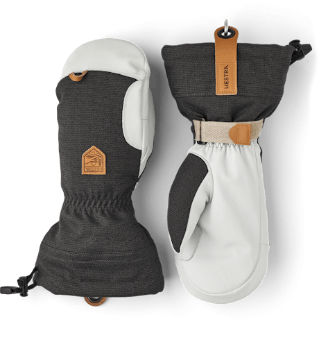 Army Leather Patrol Gauntlet Mitt