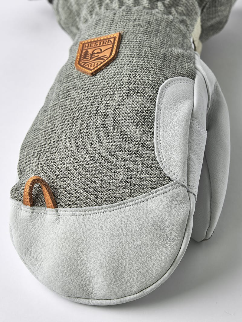 Army Leather Patrol Gauntlet Mitt in the color Light grey (2 of 6)