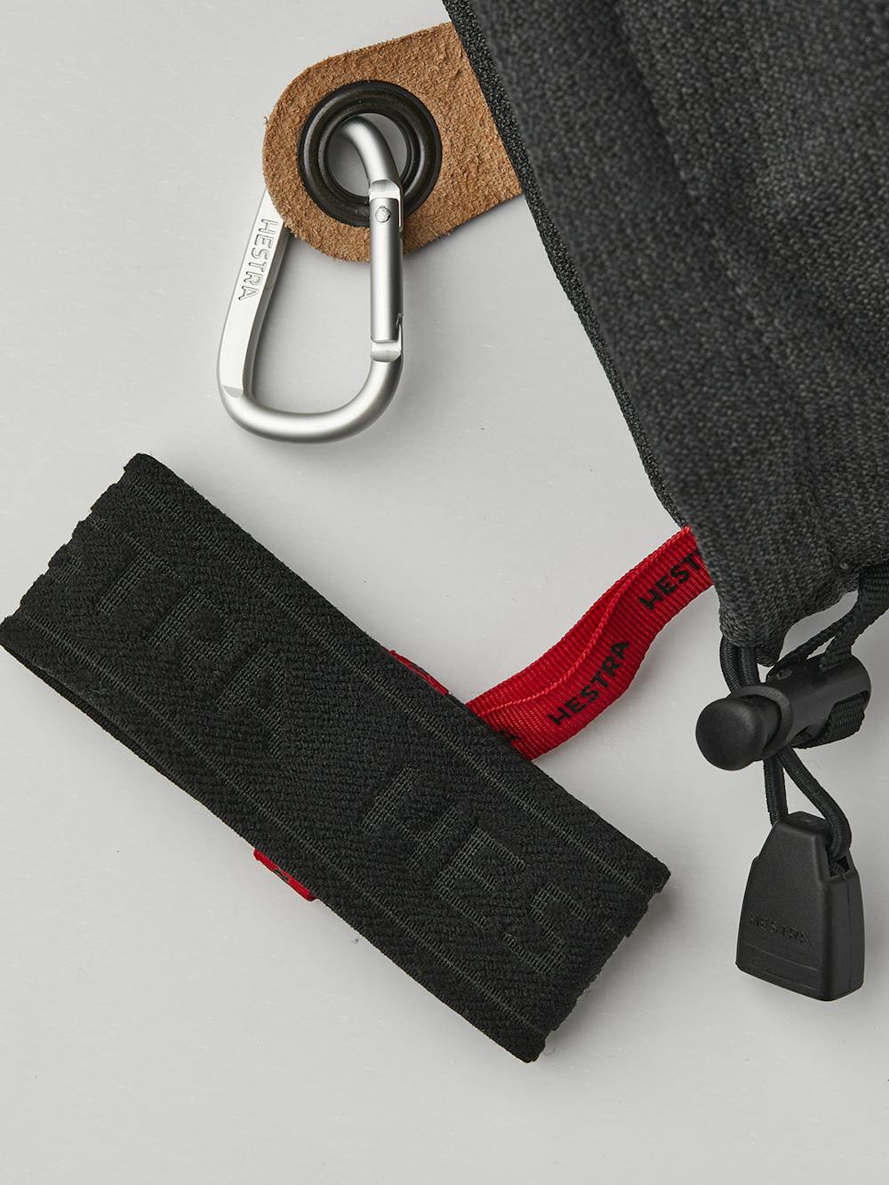 Dark gray mitten with white goat leather palm
 (3 of 6)