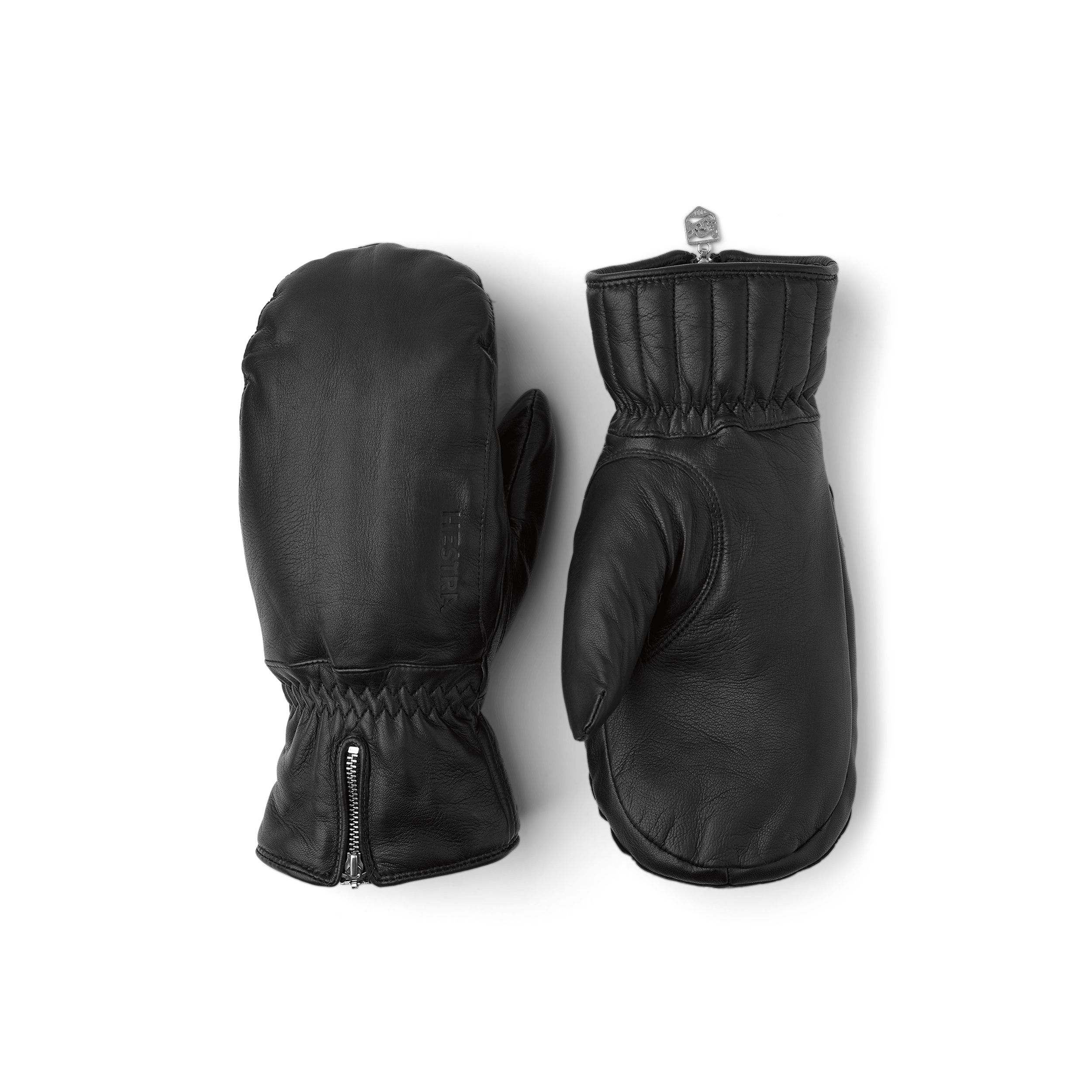 Leather Swisswool Classic Mitt in the color Black (1 of 4)