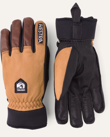 Army Leather Wool Terry 5-finger