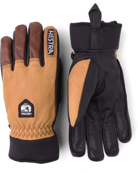 Army Leather Wool Terry 5-finger