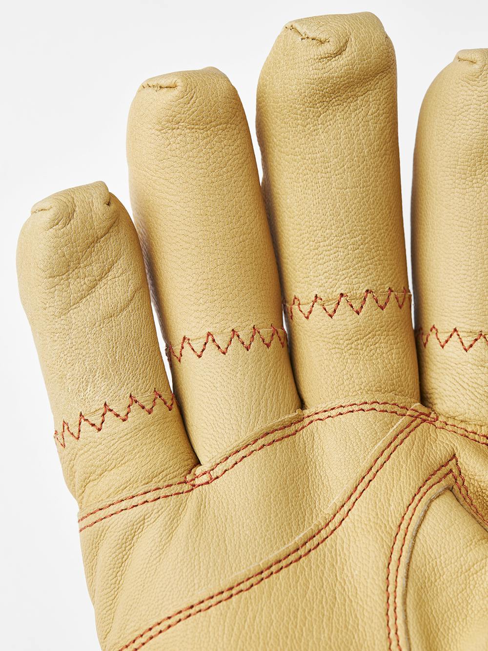 Light yellowish-brown cow hide ski glove with light brown goat leather palm
(3 of 15)