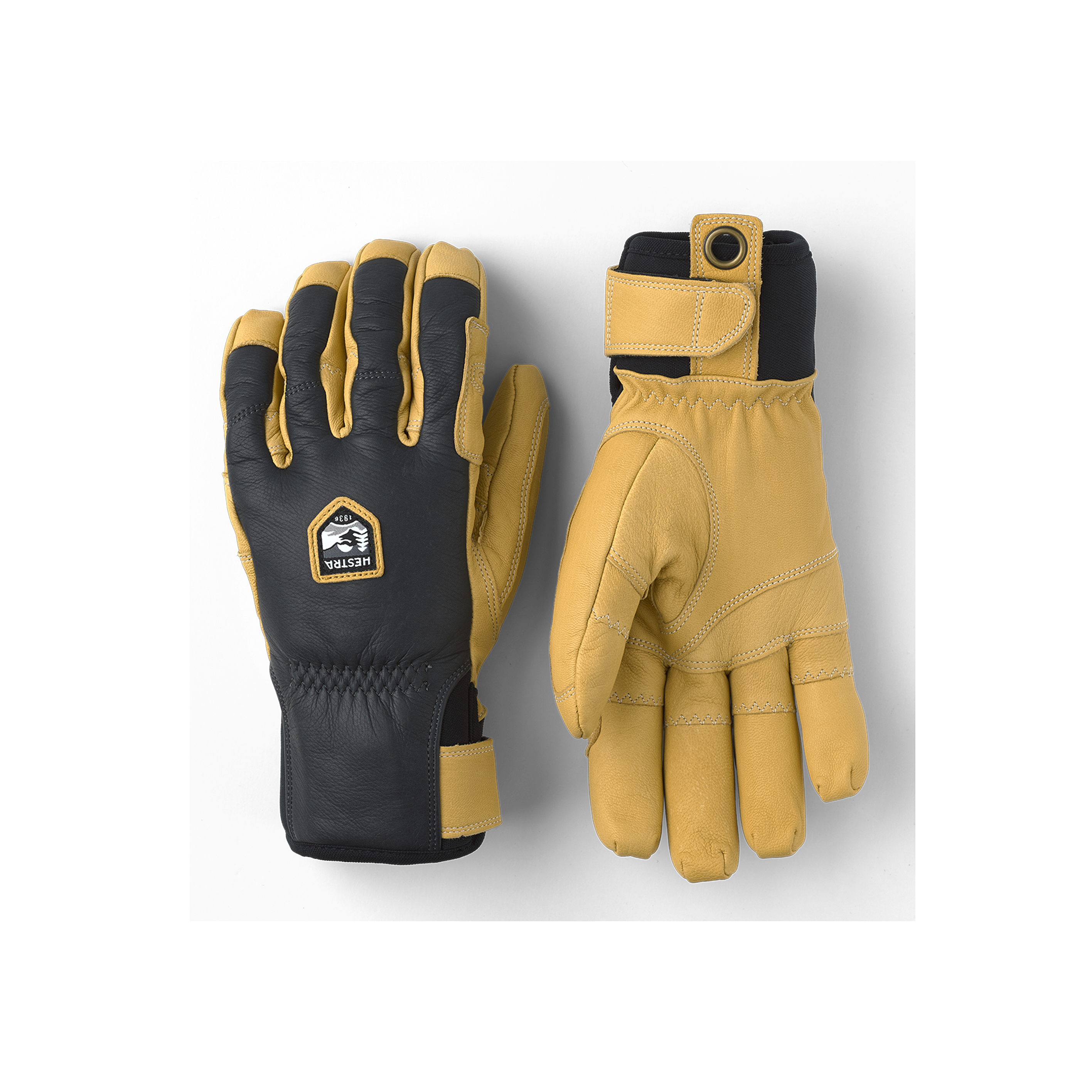 Ergo Grip Incline 5-finger - Black | Hestra Gloves