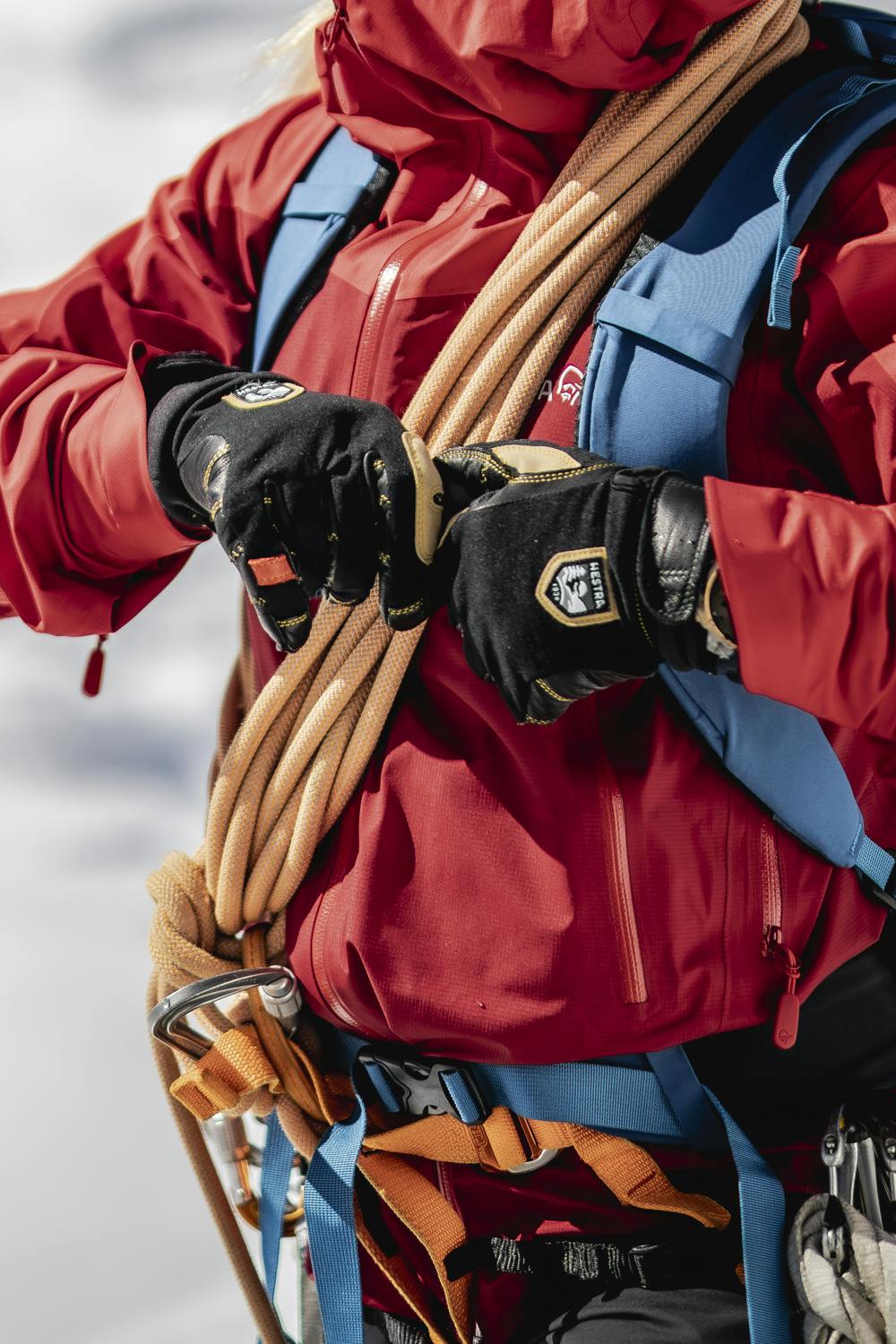 Black goat leather glove with black fabric back
 (3 of 11)