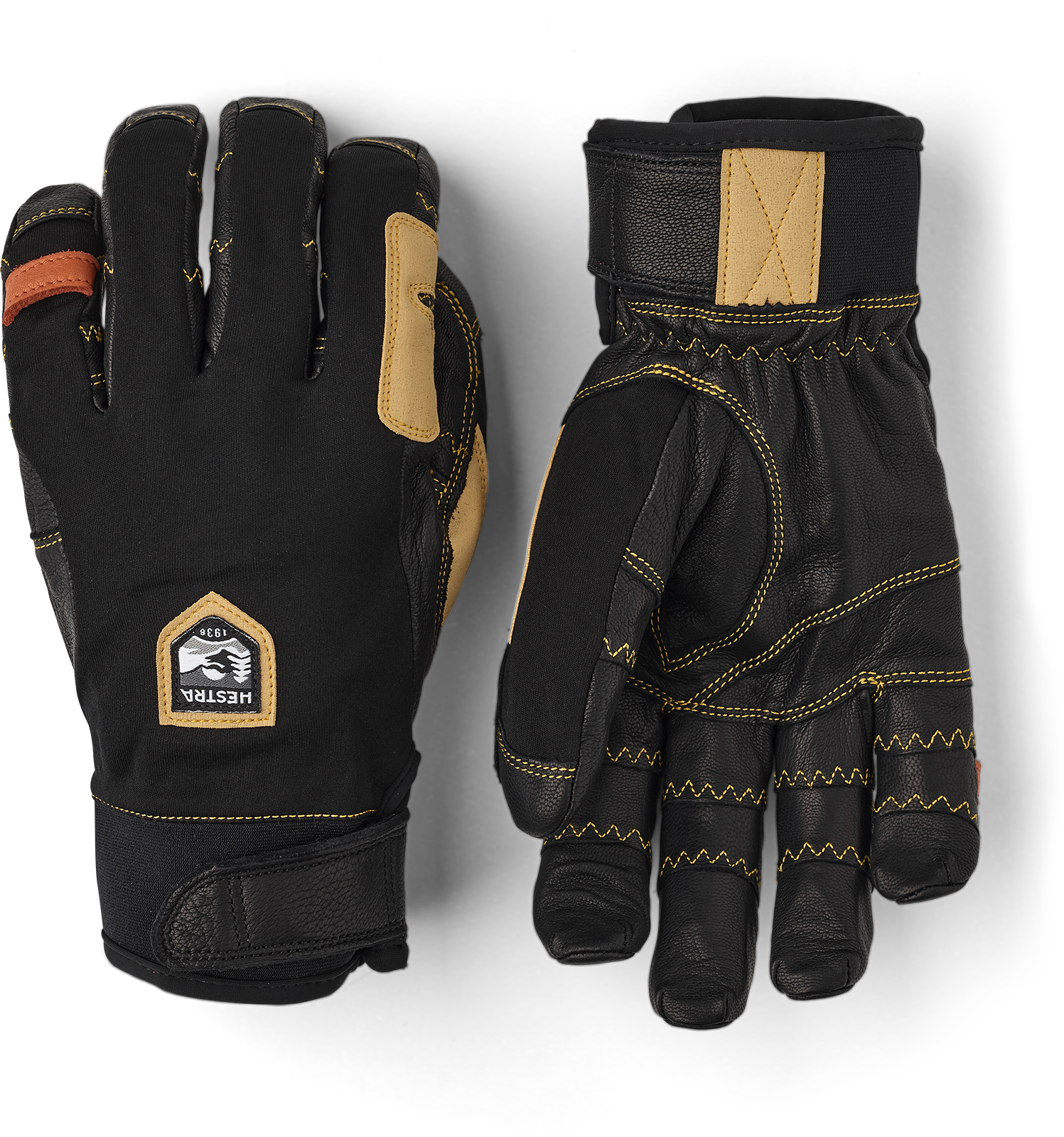 Ergo Grip CZone Tactility 5-finger - Black | Hestra Gloves