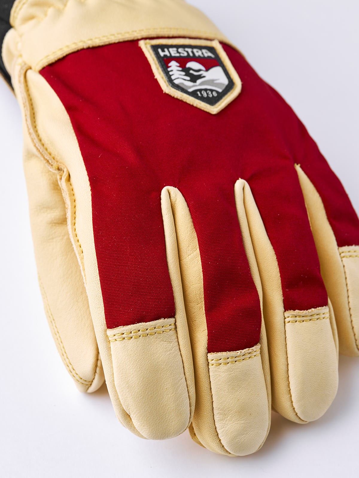 Sarek Ecocuir 5-finger - Red | Hestra Gloves