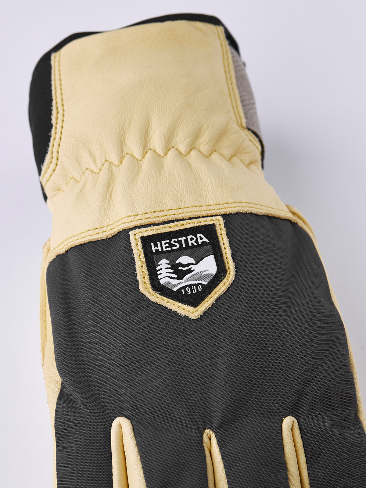 Sarek Ecocuir 5-finger - Grey | Hestra Gloves