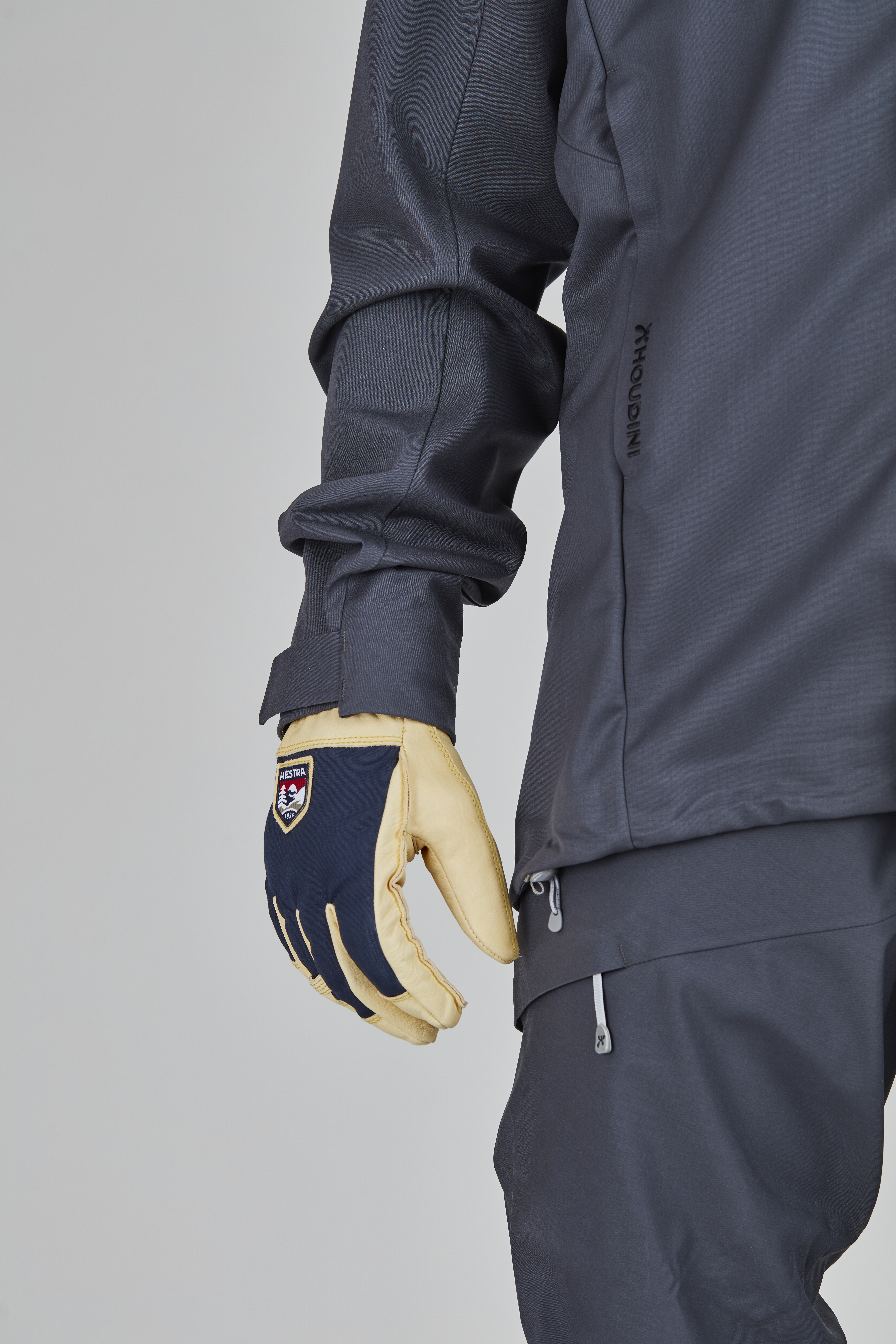 Sarek Ecocuir 5-finger - Navy | Hestra Gloves