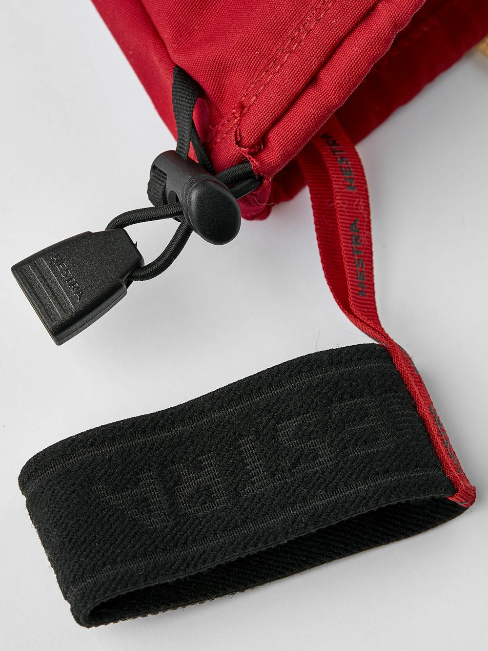 Red mitten with yellow cow hide palm
(4 of 7)