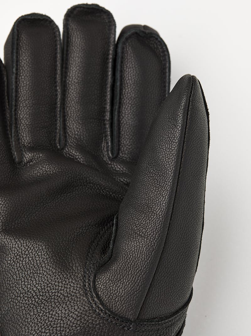 Black glove with black goat leather palm
 (3 of 4)