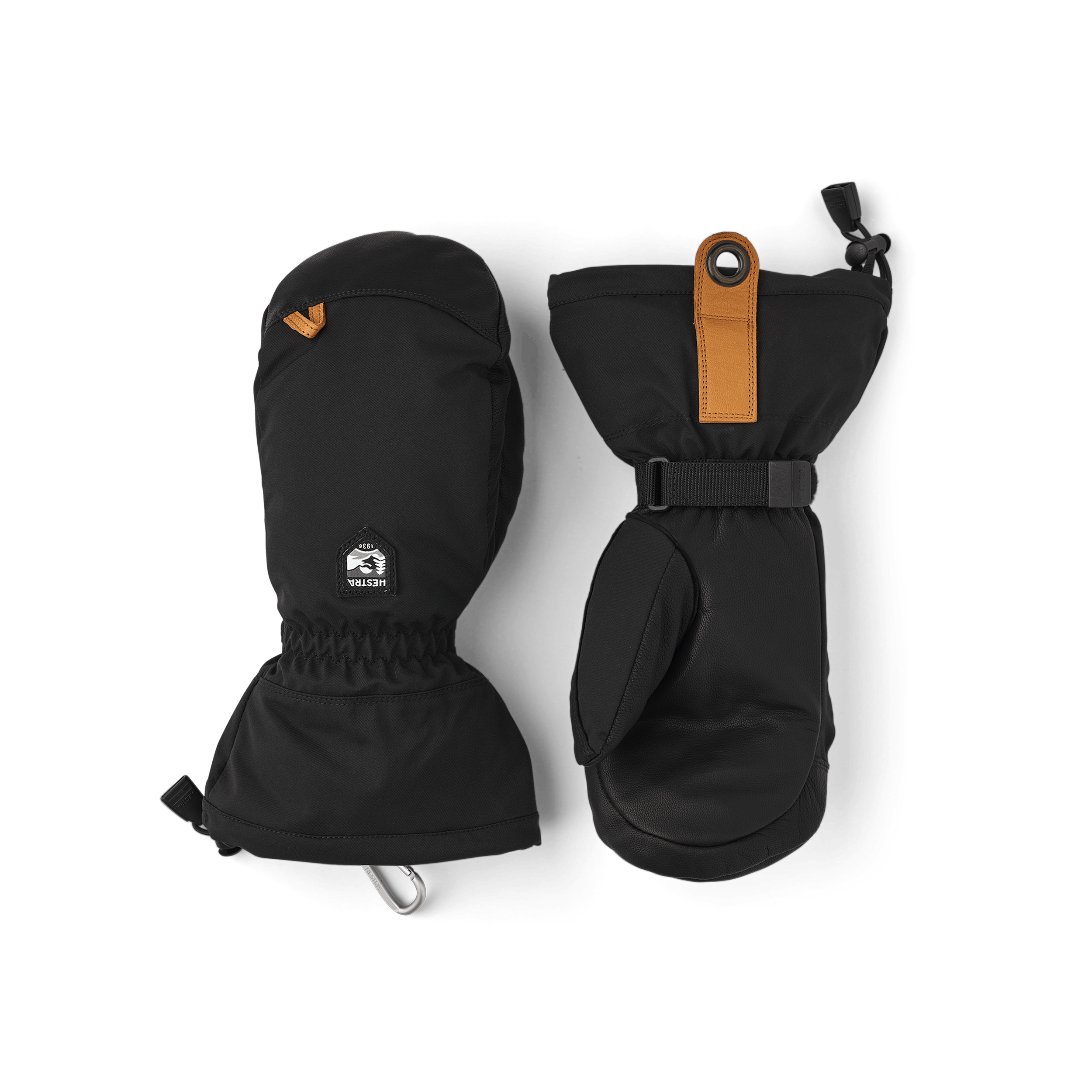 Black mitten with black goat leather palm
(1 of 6)