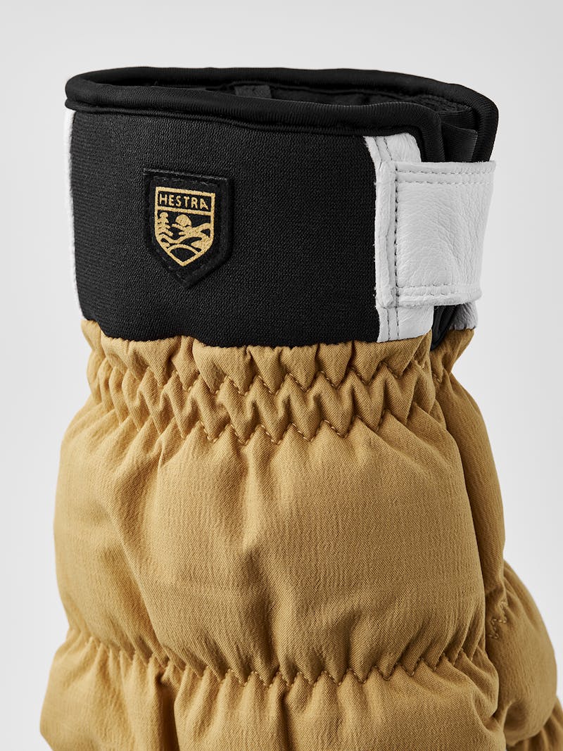 Dark yellow mitten with white hairsheep palm 
 (4 of 5)