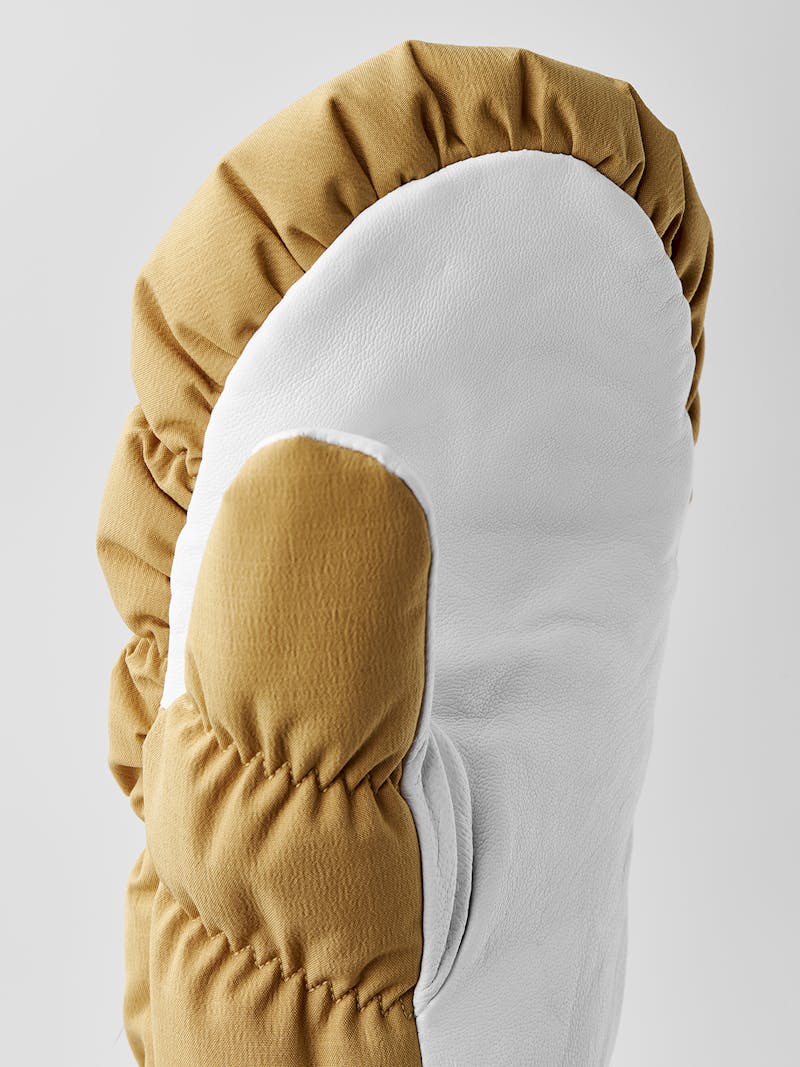 Dark yellow mitten with white hairsheep palm 
 (2 of 5)