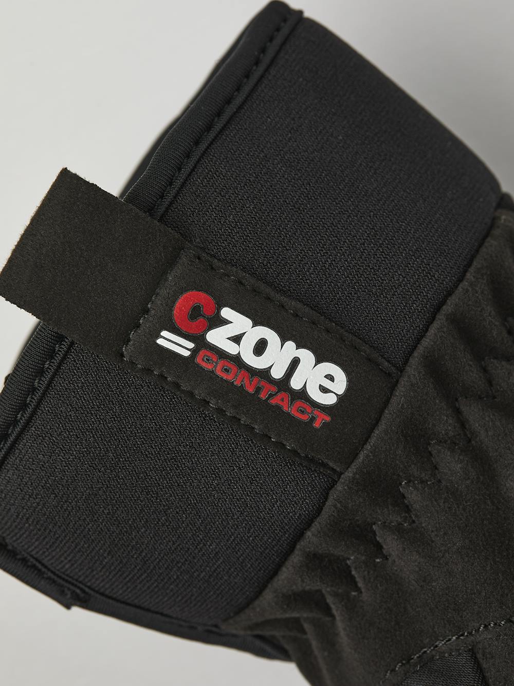 Black fabric outdoor glove with black synthetic suede palm  (2 of 5)