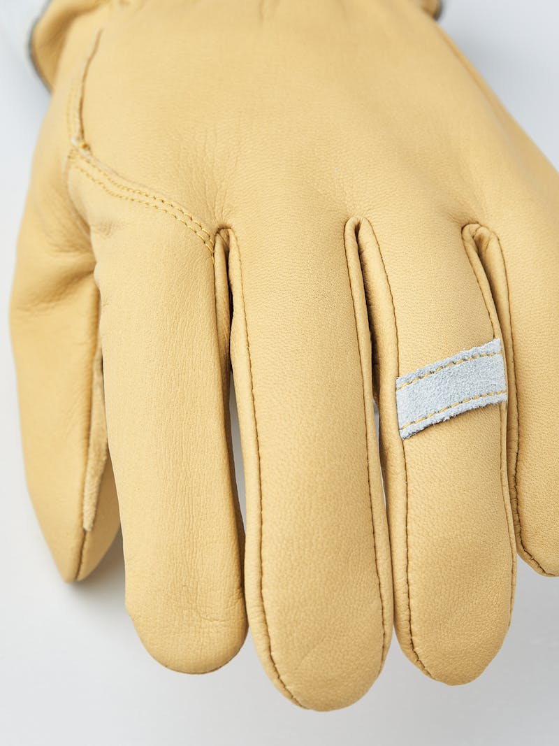 Yellow outdoor glove with goat leather palm  (5 of 8)