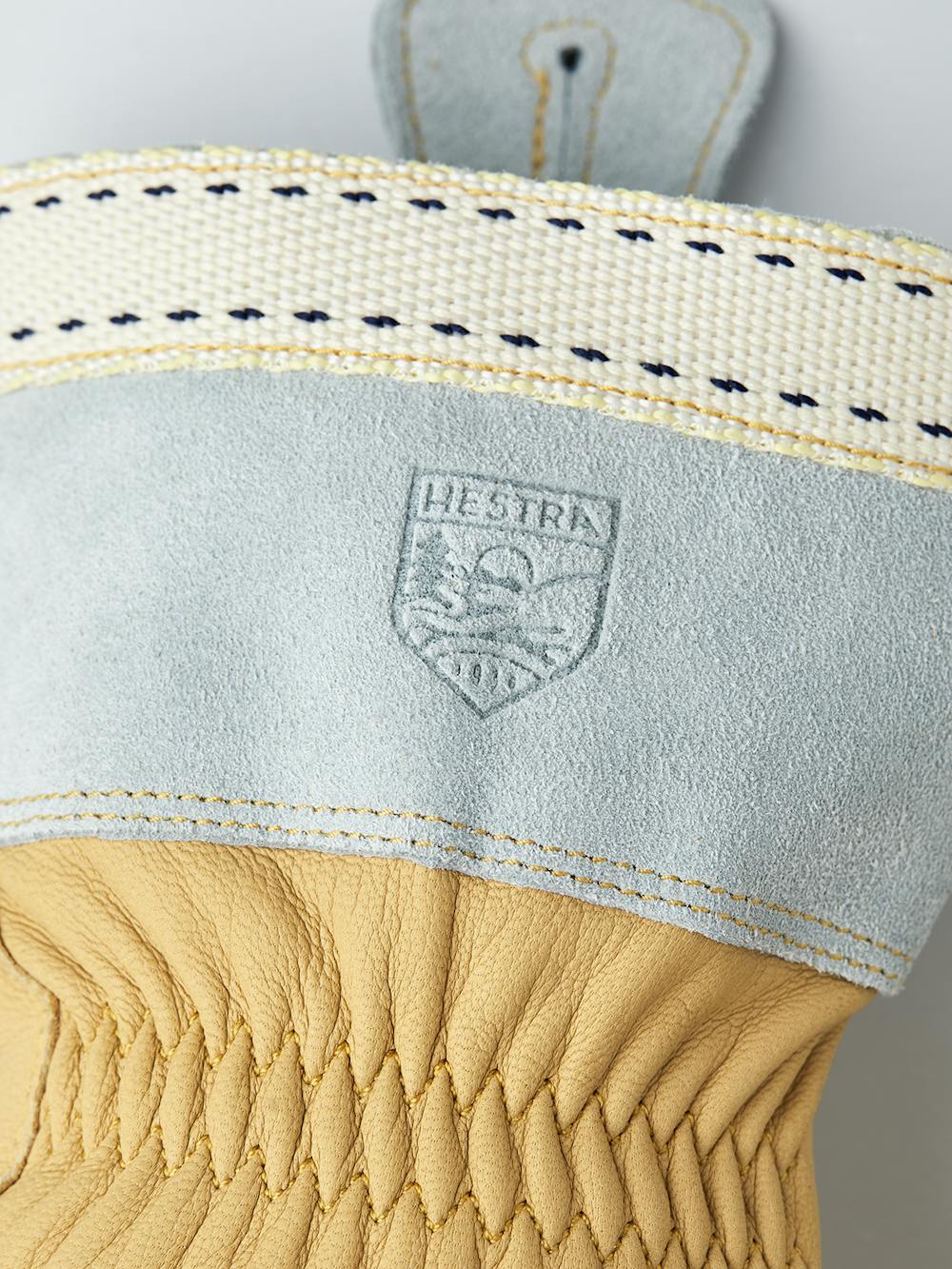 Yellow outdoor glove with goat leather palm (3 of 8)